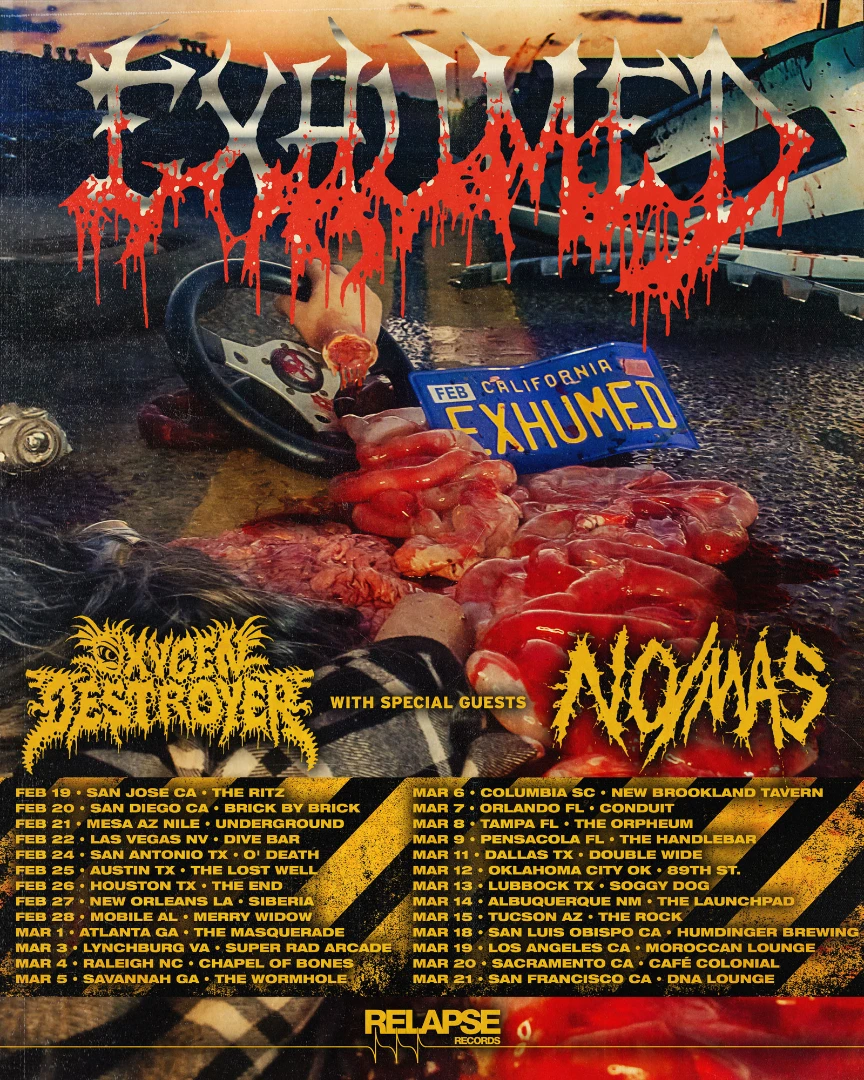 Exhumed Tour Poster 2026